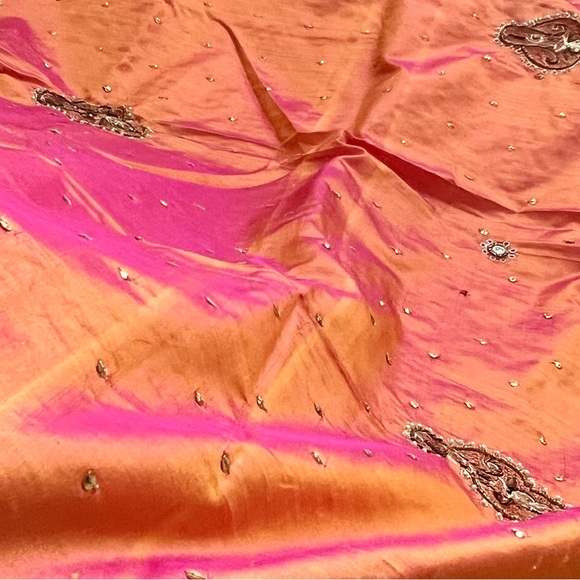 Vintage Indian Scarf - Picture 2 of 6